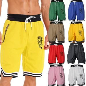 Men's Loose Basketball Shorts - Quick Drying Mesh, Ideal for American Ball and Summer Street Style