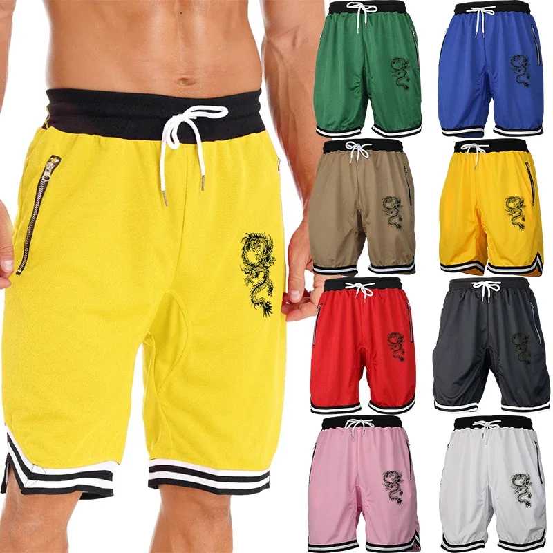 Men's Loose Basketball Shorts - Quick Drying Mesh, Ideal for American Ball and Summer Street Style