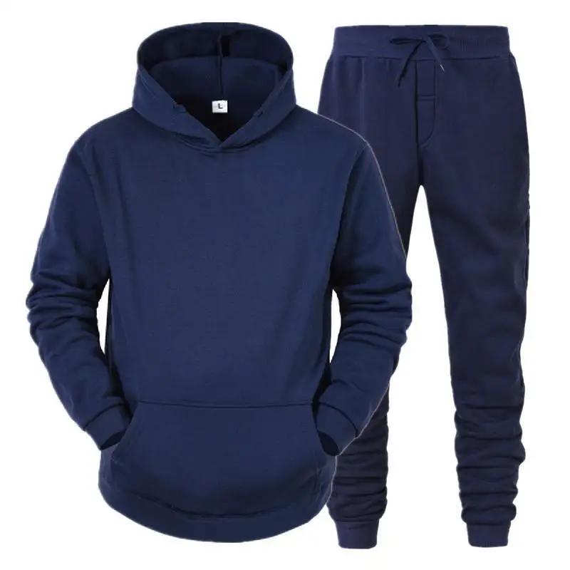 Men Sportswear Sweater Suit Hoodies + Pants Sports Clothing Spring Autumn Sets Jogging Trousers Running Male Tracksuits - Image 4