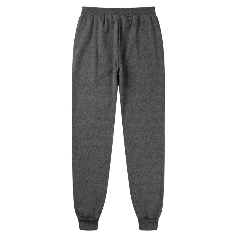 Mens Fleece Active Workout Athletic Jogger Sweatpants with Drawstring and Zipper Pocket for Men - Image 2