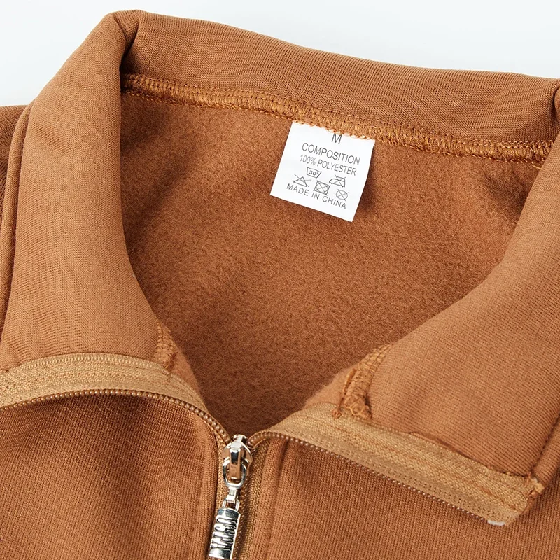 Men's Soft Knit Long Sleeve Pure Mock Neck Quarter - Zip Comfortable Pullover Sweater for Daily Wear - Image 3