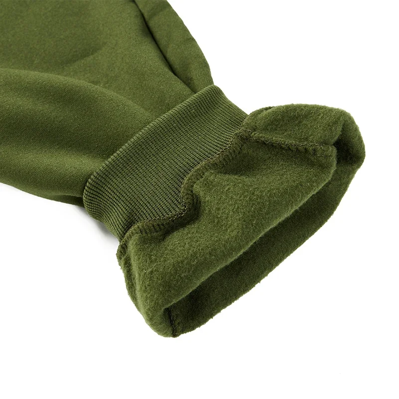 Mens Fleece Active Workout Athletic Jogger Sweatpants with Drawstring and Zipper Pocket for Men - Image 4